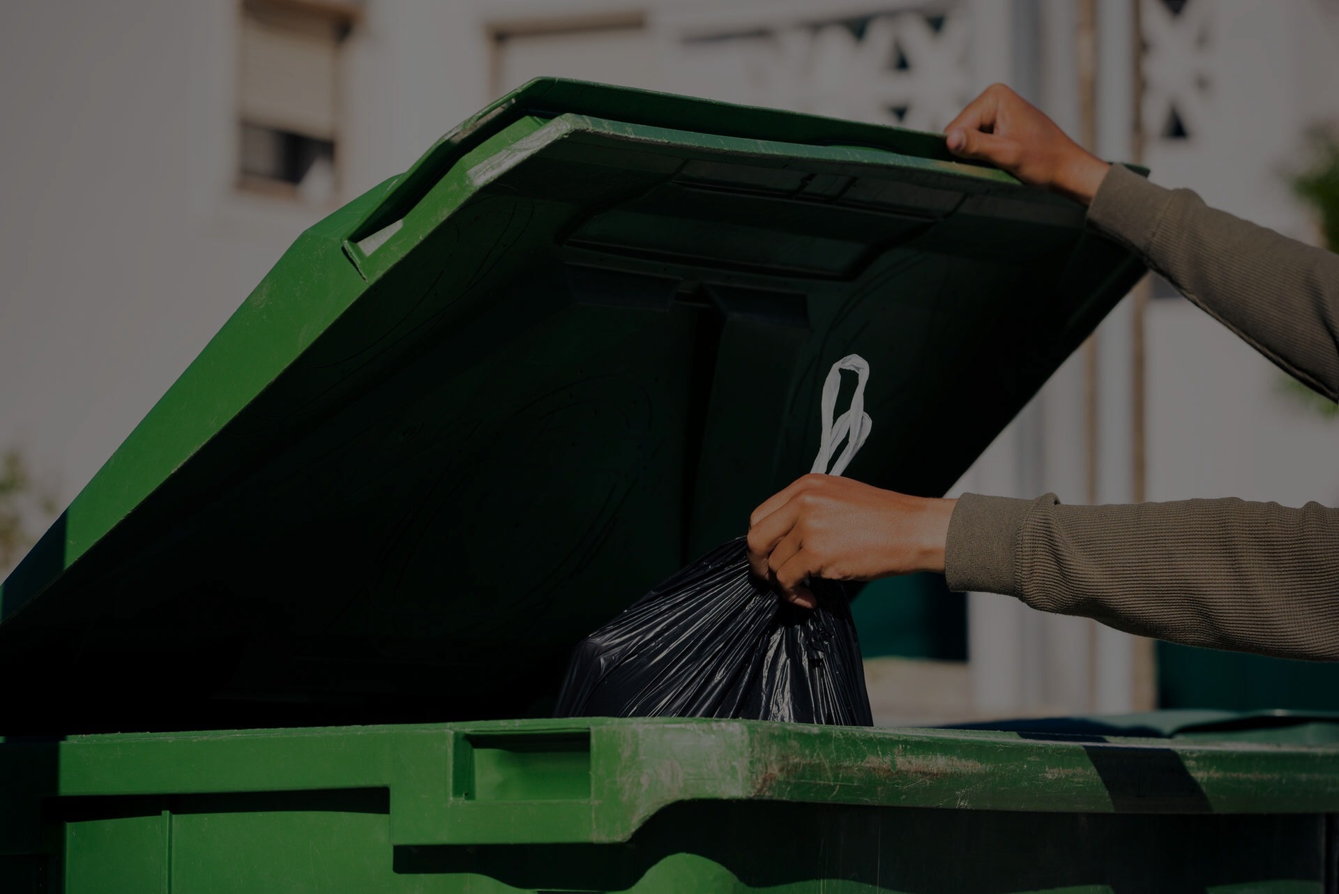 using someone elses dumpster