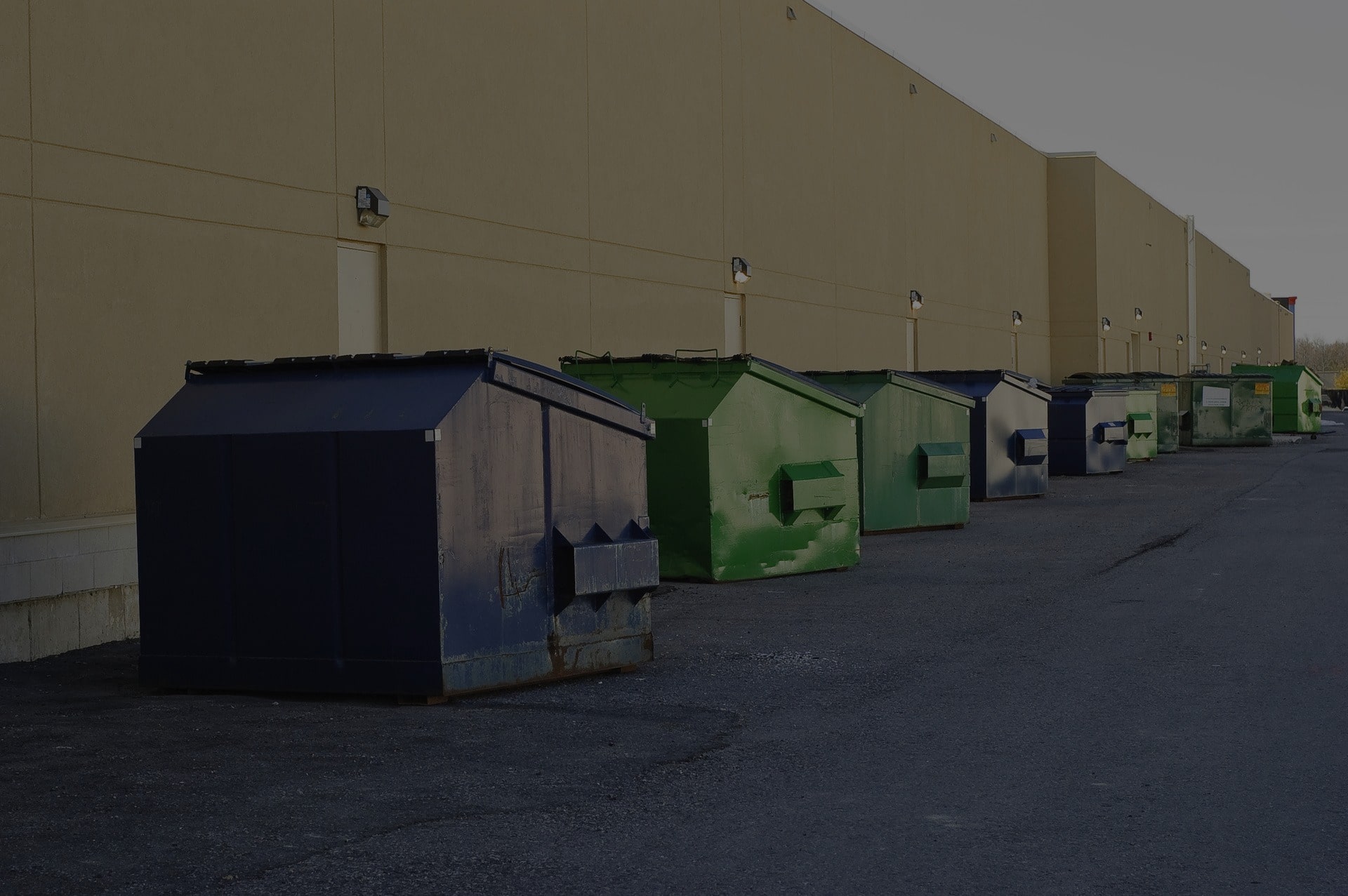 How can waste be controlled and reduced in commercial structures